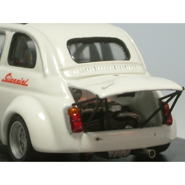 Fiat 500 Giannini 590 GT assetto corsa 1969 bianco - Standard Built 1:43